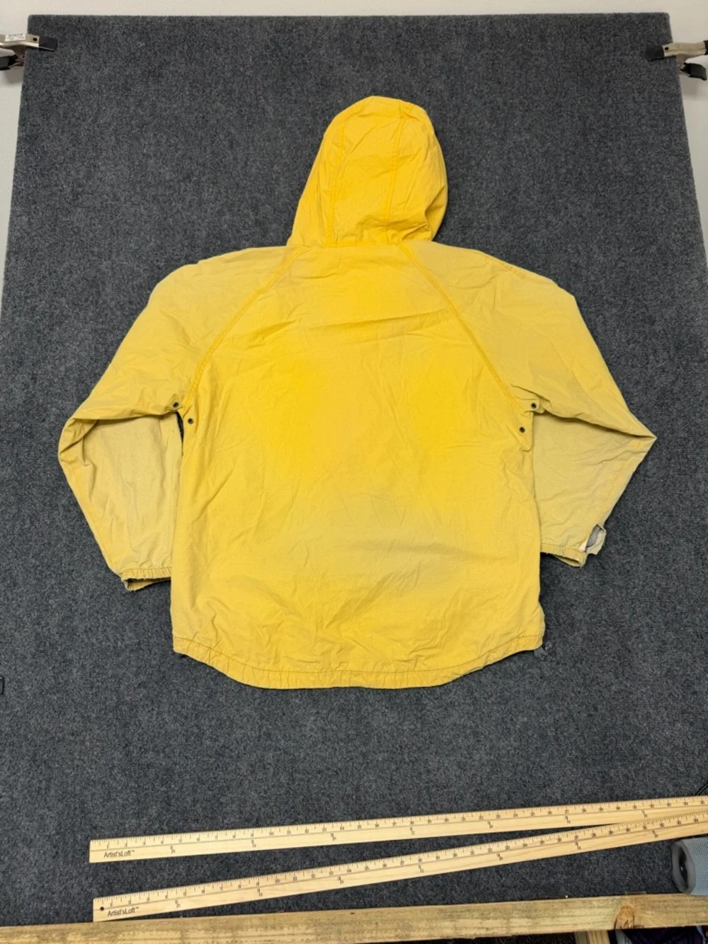Vintage‎ american eagle yellow windbreaker hooded jacket
